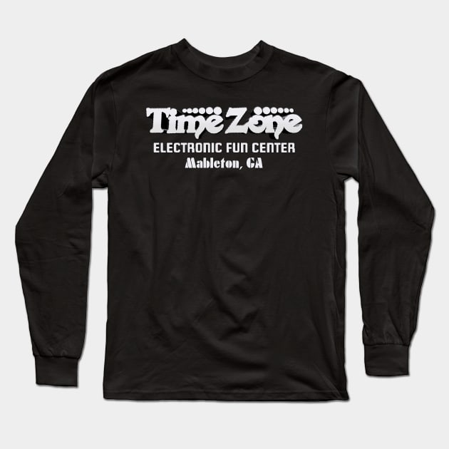 Time Zone 3D  - Legendary Mableton, GA Arcade from the 80s! Long Sleeve T-Shirt by RetroZest